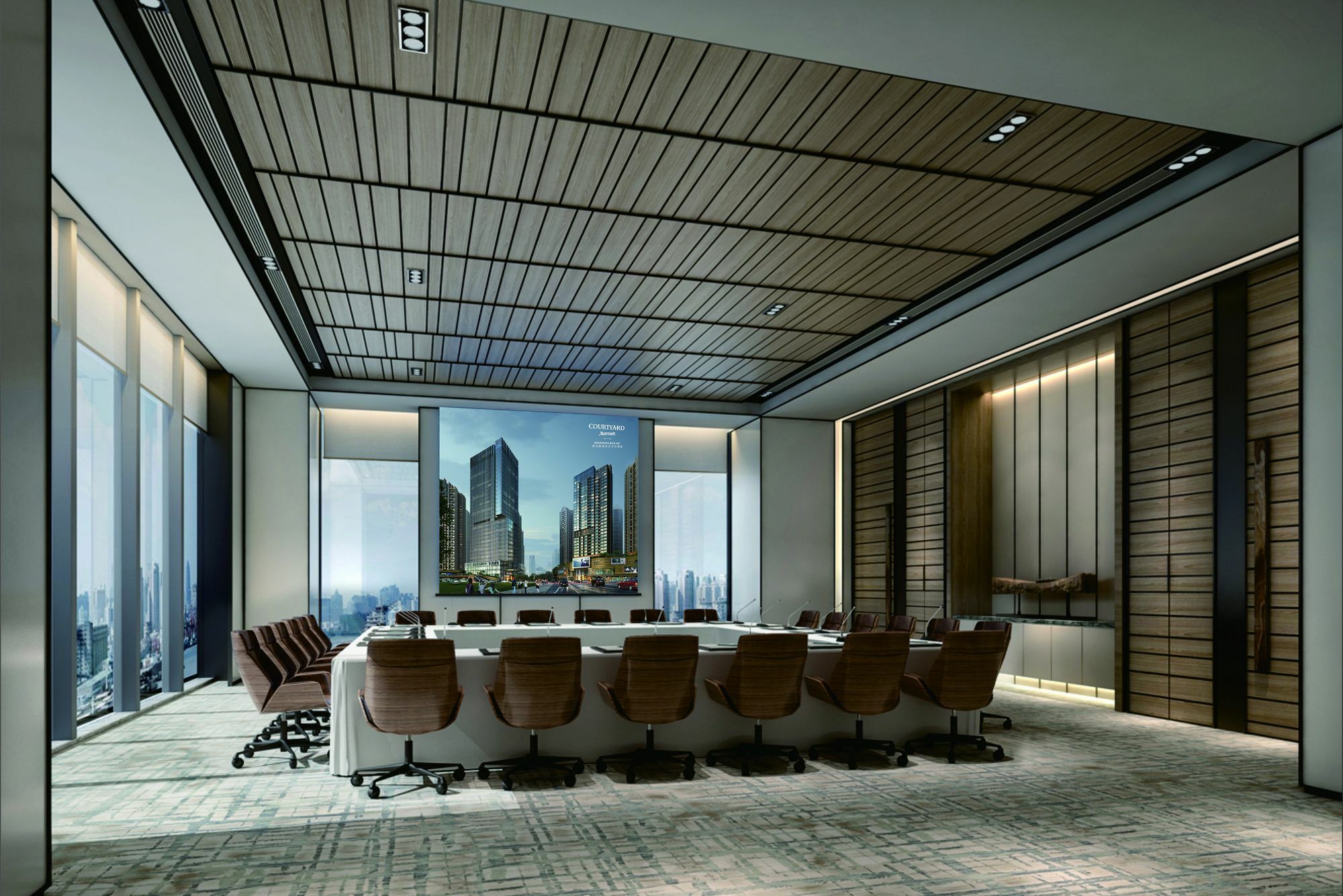 Courtyard By Marriott Shenzhen Bao'An Hotell Eksteriør bilde